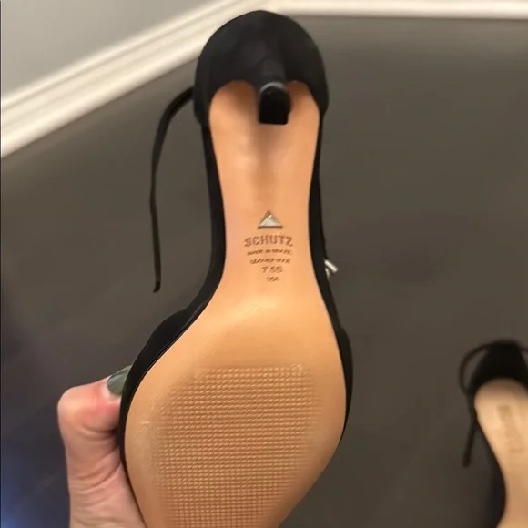 Schutz Black Women's Heels - Picture 6 of 6